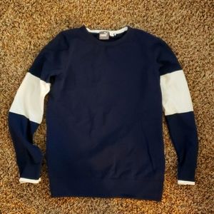 Puma, medium navy blue shirt